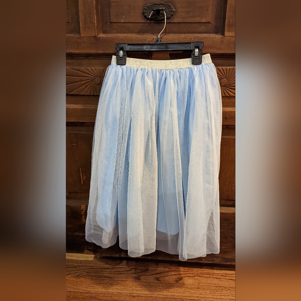 Gymboree, blue Tulle skirt, size 7-8